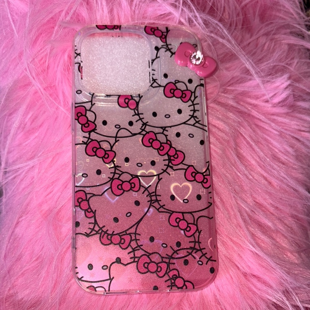 Hello Kitty Pink Glossy Phone Case